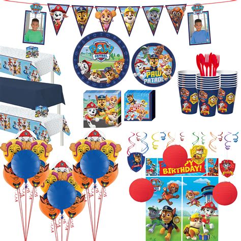 Party City Paw Patrol Adventures Ultimate Tableware Supplies For 24