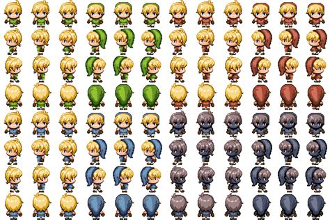 Rpg Maker Mv Link Spritesheet By Smellykittylitter On Deviantart