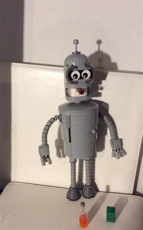 Lego Moc Bender Futurama Robot By Jc Rebrickable Build With Lego