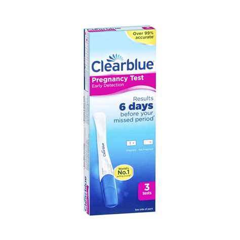 Clearblue Early Detection Pregnancy Test Kit Big W