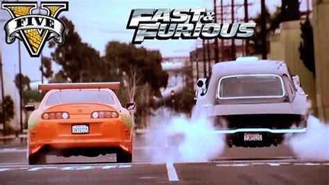 But later this year when fast and the furious 6 comes out it'll be the sixth movie in the series which shows the level of box office appeal the series has to be able to pump out an average of 1 movie every two years is quite impressive. GTA 5 Fast and Furious 1 Dom Dodge Charger vs Paul Walker ...