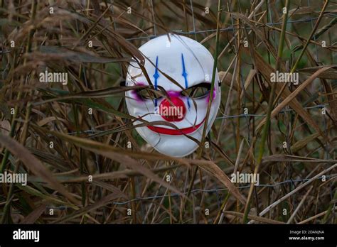 Scary Clowns Mask Stock Photo Alamy