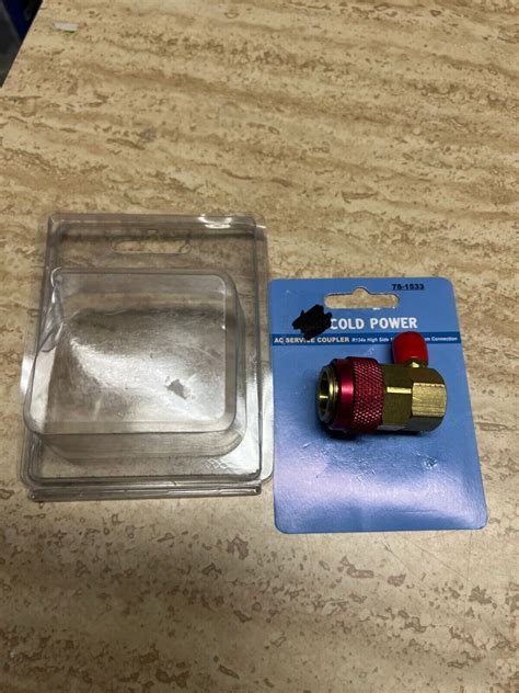 R134a Ac Service Coupler High Side Quick Disconnect Cold Power Napa