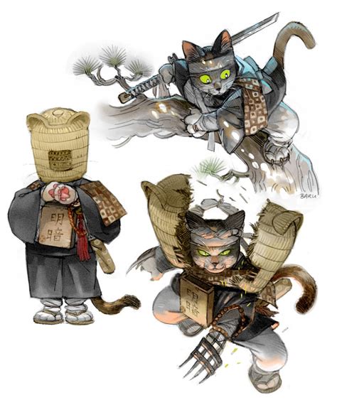 Ninja Cat By Barukurii On Deviantart