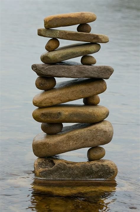 Water Stack Rock Sculpture Stone Art Rock Art