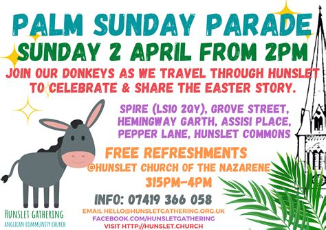 Hunslets Palm Sunday Parade South Leeds Life