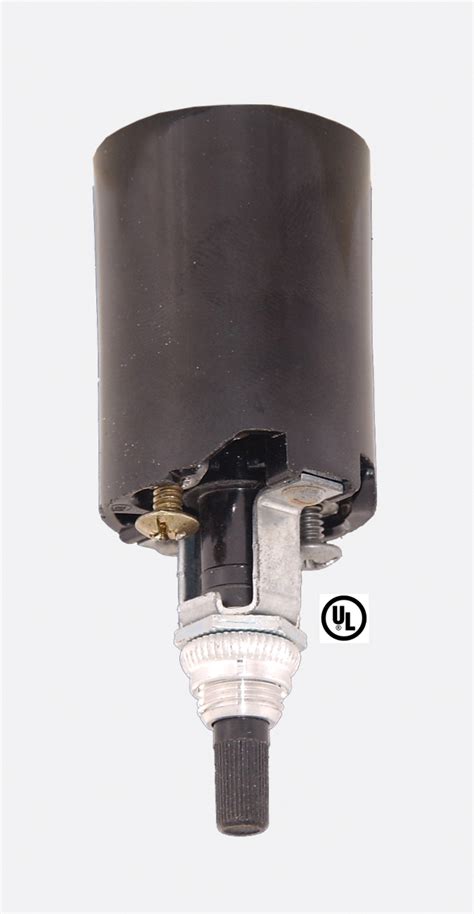 Bakelite Socket Fixture Wbottom Turn Knob 48100i Bandp Lamp Supply