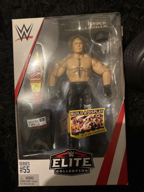 New Wwe Elite Collection 55 Brock Lesnar Action Figure Championship