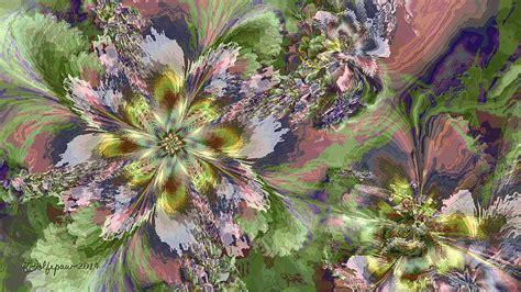 Abstract Wildflowers Digital Art By Peggi Wolfe Fine Art America