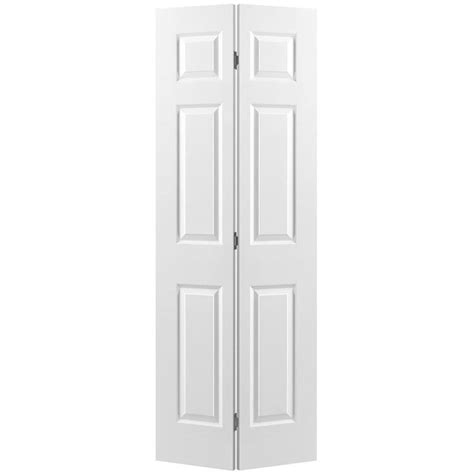 Shop Masonite Hollow Core 6 Panel Bi Fold Closet Interior Door Common