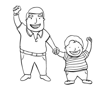 Tu hĳo trabaja y mi hĳo, no. Resultado de imagen para dibujo de padres e hijos | Papa ...