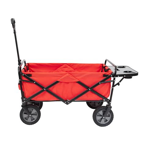 Mac Sports Collapsible Folding Outdoor Utility Wagon Blue