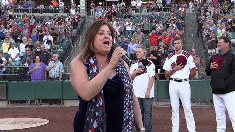 Kristi Matal Sings National Anthem 2019 River Cats Game Youtube