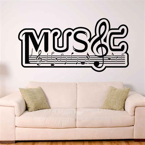 Music And Notes Musical Wall Sticker Decal World Of Wall Stickers