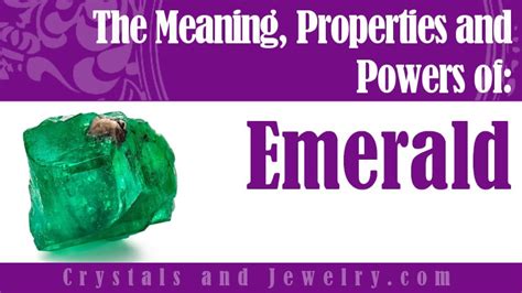 Emerald Meanings Properties And Powers The Complete Guide