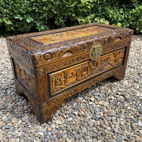 Small Oriental Camphor Wood Chest Antique Chests And Coffers Hemswell