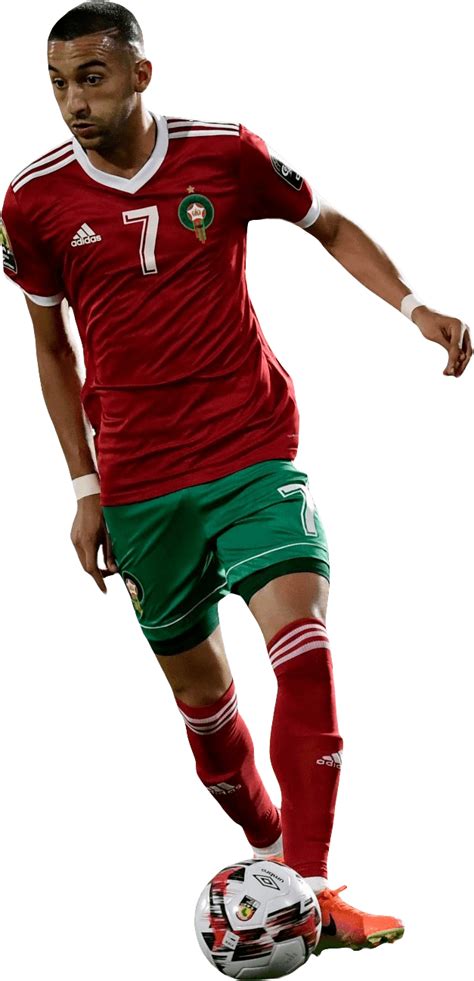 He was born on march 19th ziyech also plays for morocco national team even though he was also eligible to play for the. Hakim Ziyech football render - 55345 - FootyRenders