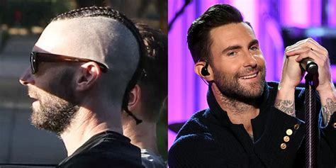 Adam Levine Sports Brand New Cornrow Braids In His Hair Adam Levine