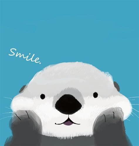Images Of Cartoon Cute Sea Otter Wallpaper