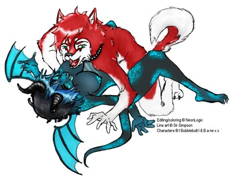 Rule 34 Anthro Bane Breasts Bubbles Canine Dragon Female Fur Furry