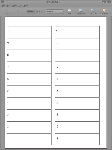 Printable Numbered Lined Paper