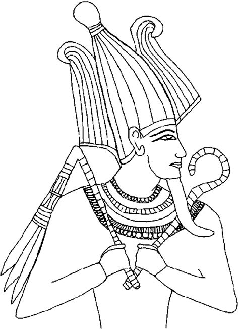 Desenho de Faraó do Egito Antigo para colorir Tudodesenhos