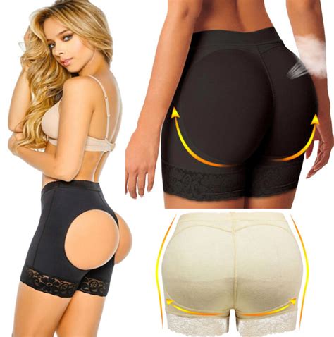 Womenss Fake Ass Butt Lift And Hip Enhancer Booty Padded Underwear Pants Shaper Ebay