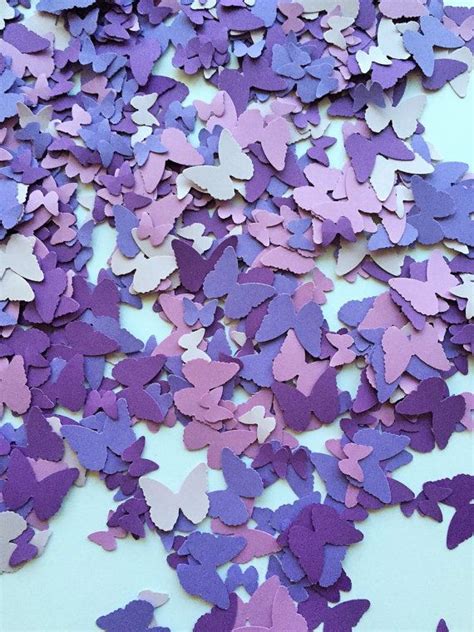 See more ideas about butterfly baby shower, butterfly baby, purple butterfly baby shower. 1000 Purple Butterfly Confetti Purple Wedding by ...