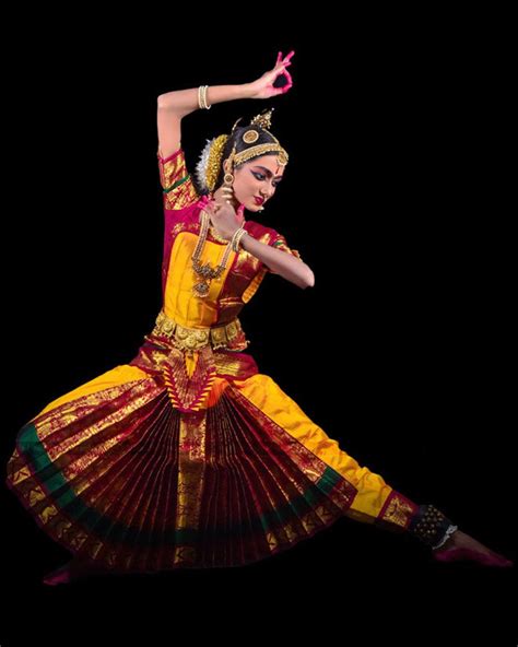 Pink And Yellow Bharatanatyam Silk Dance Dress Bharatanatyam Poses Bharatanatyam Costume