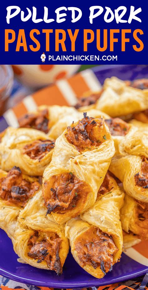 These pulled red meat pastry puffs are a favorite in our house. Pulled Pork Pastry Puffs | Tube Dough & Crescent Rolls in ...