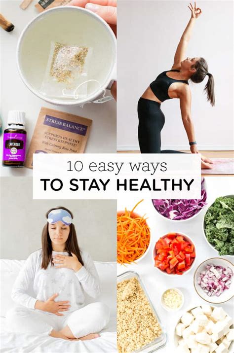 Top 10 Ways To Stay Healthy