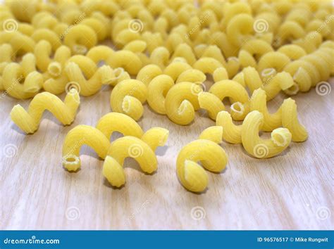 Closeup Spiral Pasta Italian Style Spiral Shape Stock Image Image