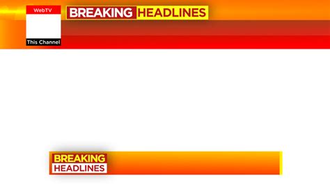 Background Breaking News Template Png