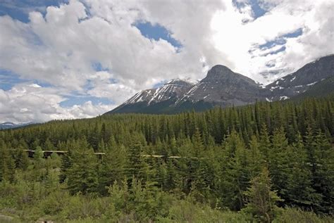 Kicking Horse Pass Alberta Canada Map Elevation And History