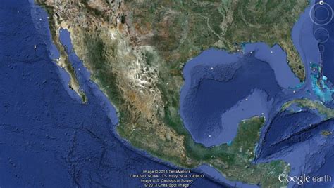 Mapa De MÉxico Satelital De