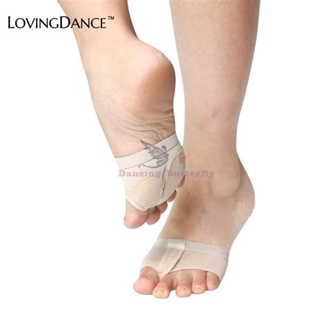 2017 woman belly dance toe pad practice foot thongs protection traning paws half shoes ballet