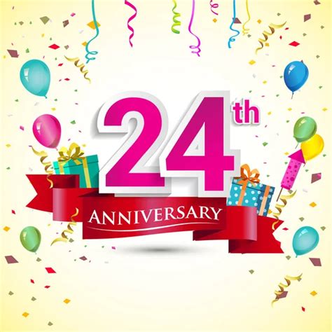 24th Birthday Stock Vectors Royalty Free 24th Birthday Illustrations