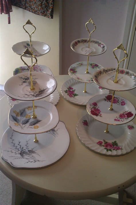 Three Tier Cake Stands Various Designs £12 Each Tiered Cake Stand