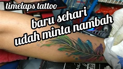 Tato Cewek Di Tangan Tato Wanita Freehand Tato Tattoo Indonesia Water Color Tattoo