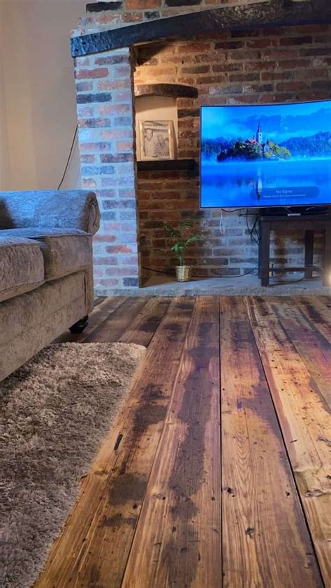 Rustic Mill Board Century Pine Reclaimed Wood Flooring Uk