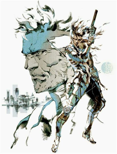 Mgs2 Raiden And Solid Snake Solidus Snake Metal Gear Games Raiden
