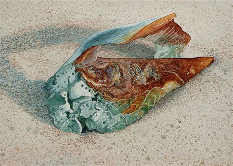 Broken Shell Number 3 Painting By Craig Gallaway Fine Art America