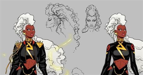 X Men Artist Russell Dauterman Reveals Character Designs For Storms