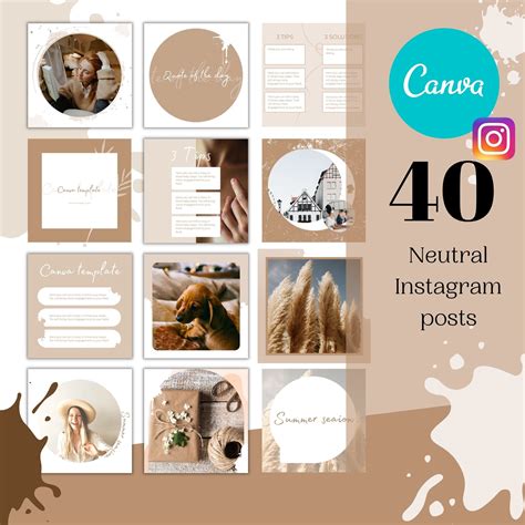 Instagram Template Posts Nude Canva Template Beautiful Etsy My Xxx