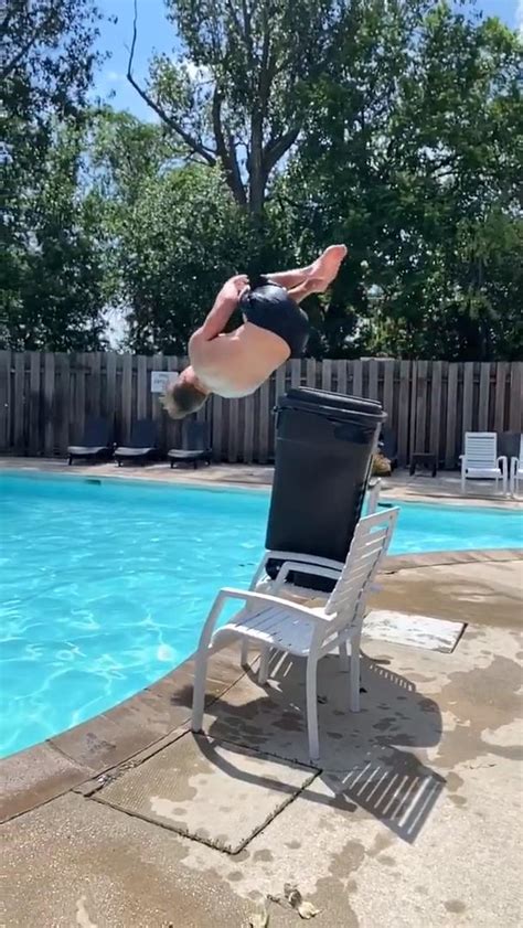 Guy Catches Football With One Hand While Doing Backflip Jukin Media Inc