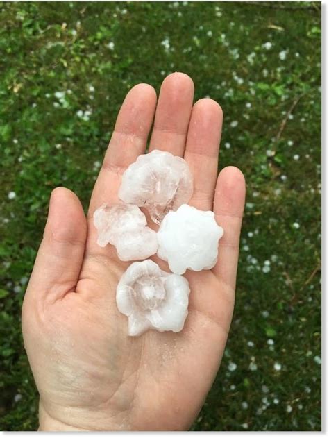 Large Hailstones Pound Scotland County Missouri Earth Changes