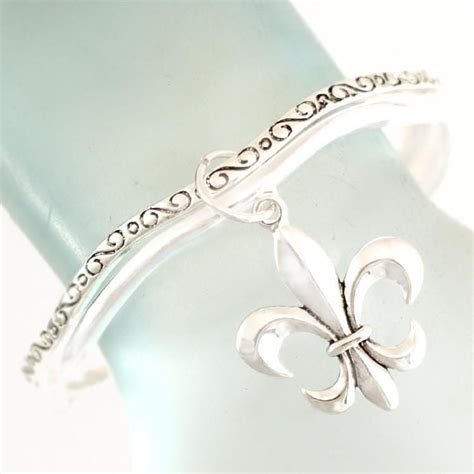 Fleur De Lis Bracelet Bangles Style Jewellery And Watches Fashion