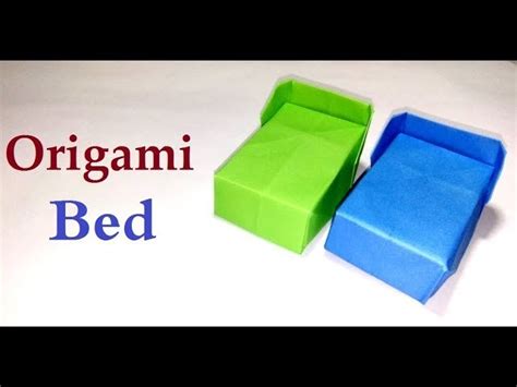 Origami Bed How To Make An Origami Bed Easy Making Step By Stepnice