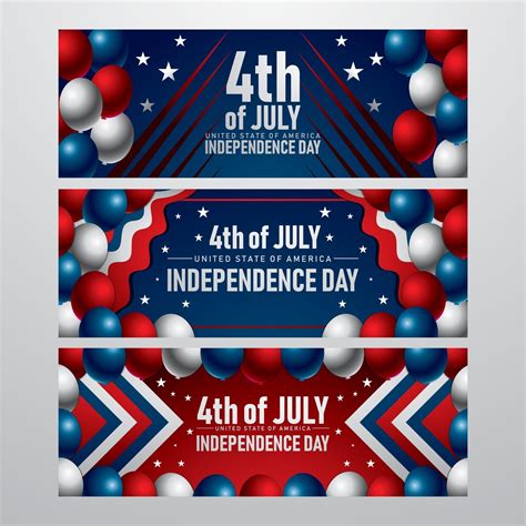 Independence Day Banner Concept 2384834 Vector Art At Vecteezy