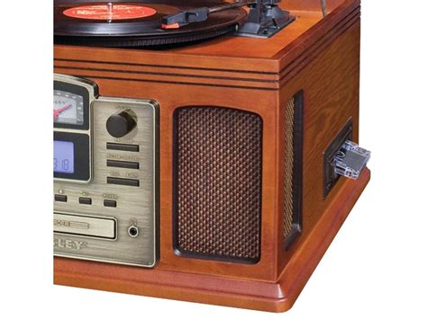 Crosley Cr2405a Pa Director Cd Recorder With Cassette Player Paprika